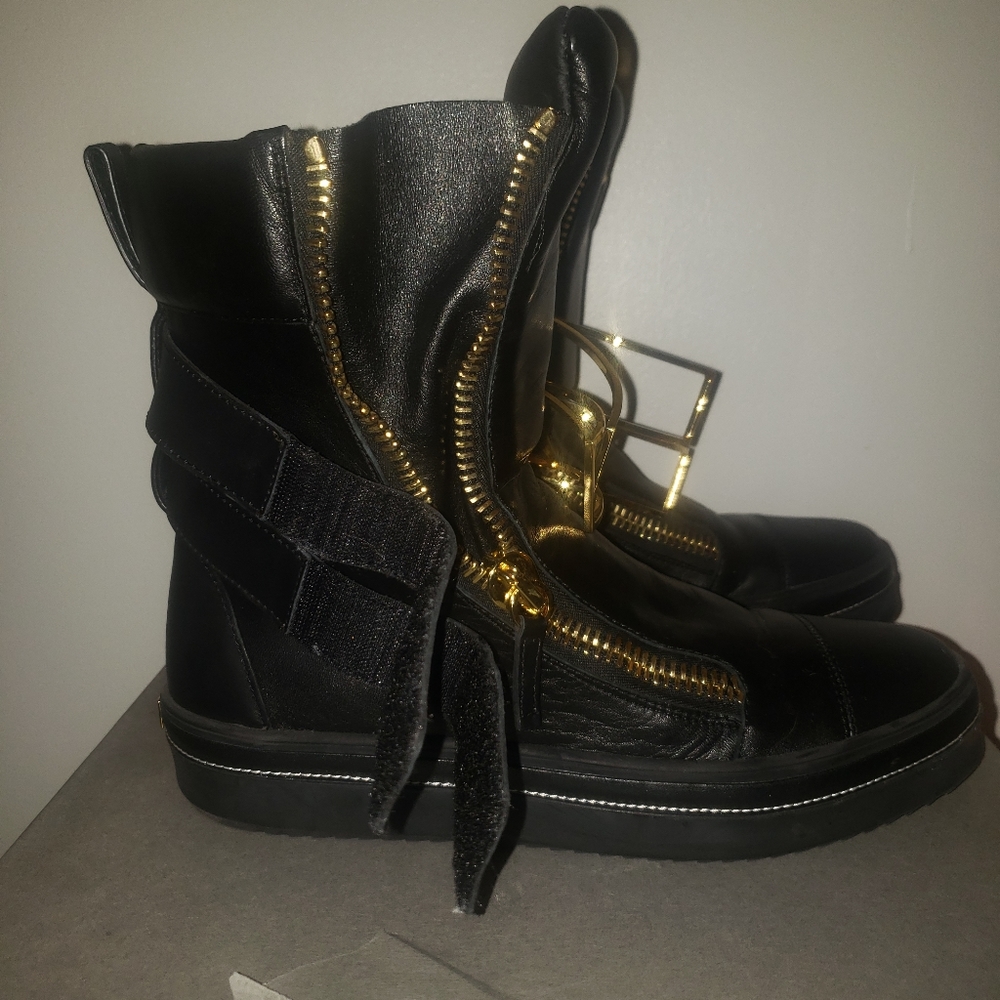 Giuseppe zanotti zip moto boots Mens